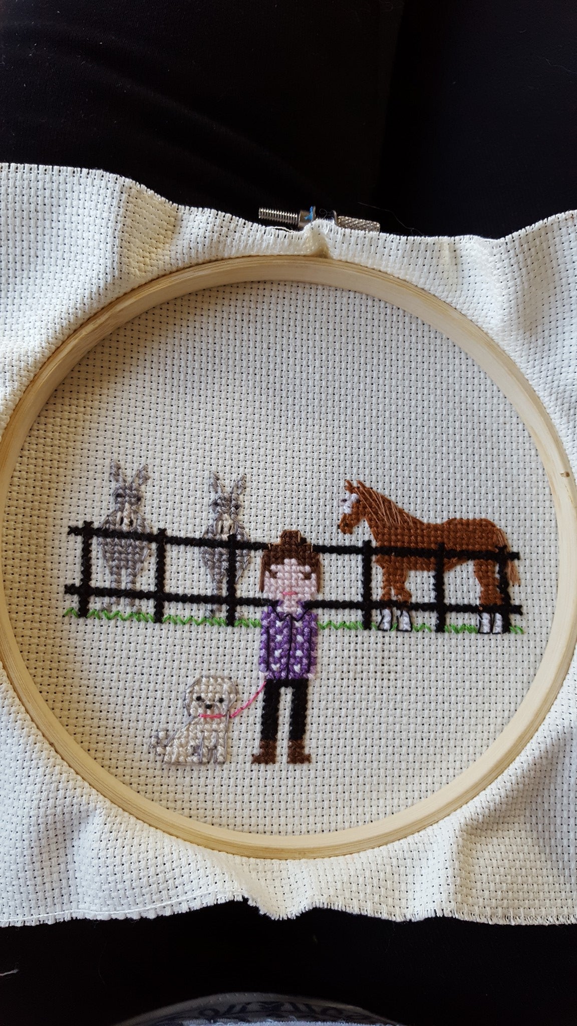 Stitch People Farm Animals — Cross-Stitch Pattern Book