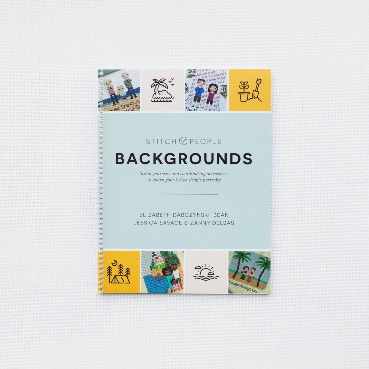 Stitch People Backgrounds — Cross Stitch Pattern Book