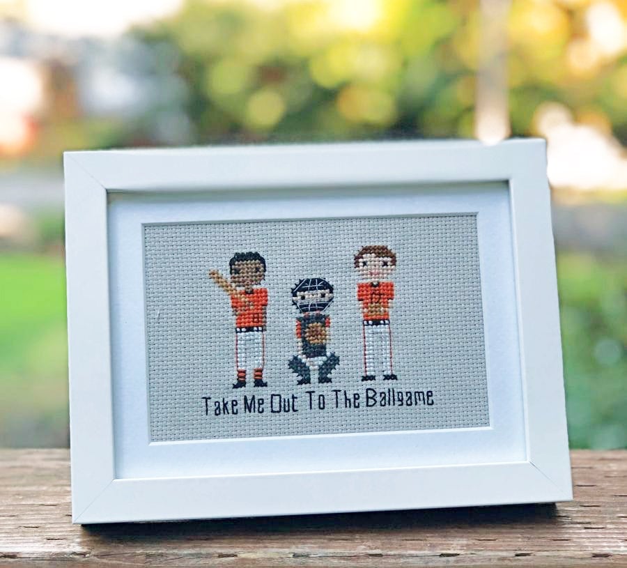 Baseball, Cricket, Softball, Tee Ball & Wiffle Ball — Cross-Stitch Patterns