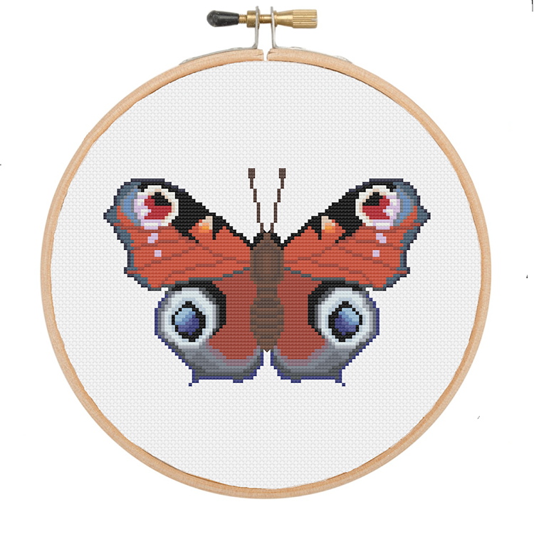 Butterflies — Cross-Stitch Pattern Book