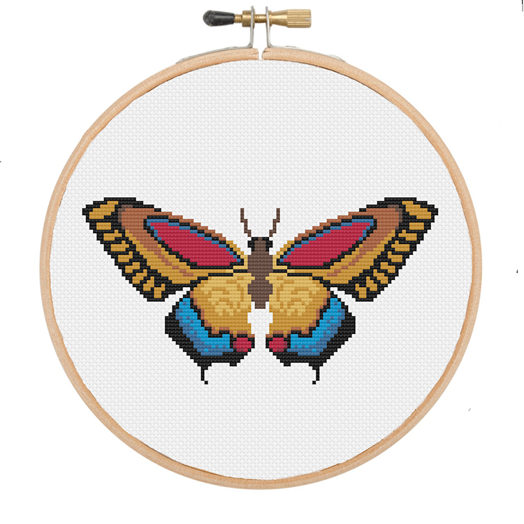Butterflies — Cross-Stitch Pattern Book