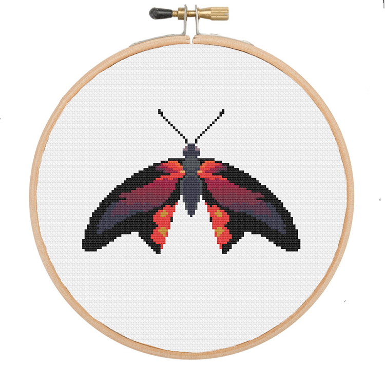 Butterflies — Cross-Stitch Pattern Book