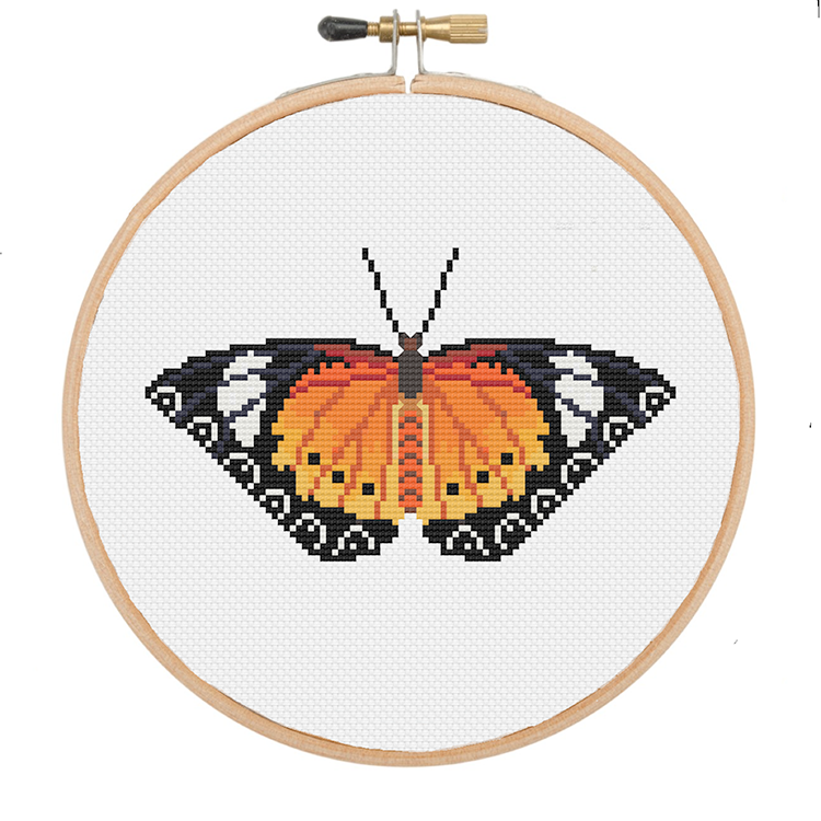 Butterflies — Cross-Stitch Pattern Book