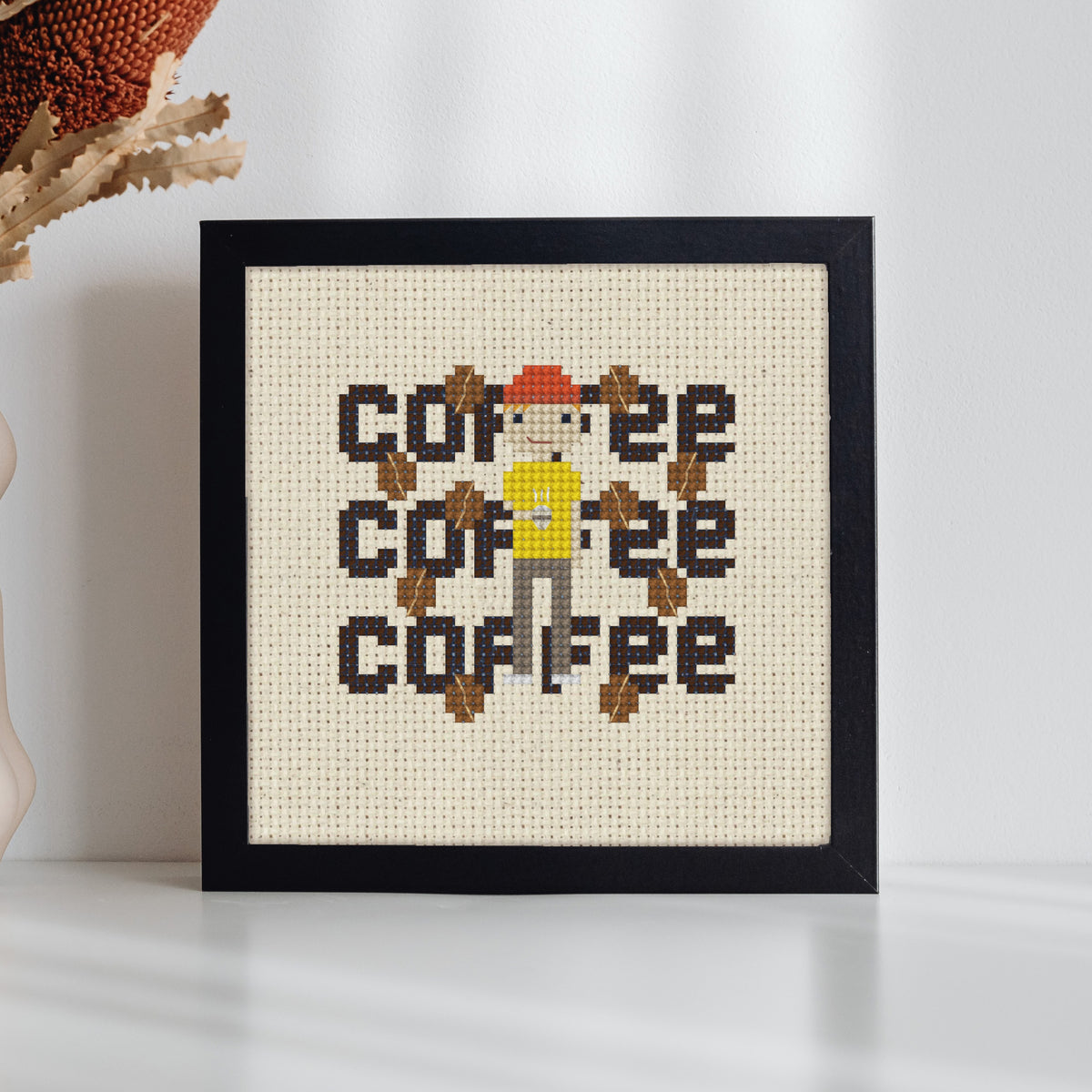 Coffee Coffee Coffee — Cross-Stitch Pattern
