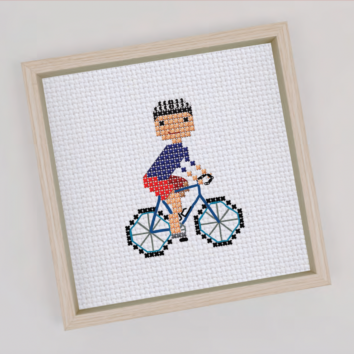 Triathlon: Swimming, Cycling & Running Sports — Cross-Stitch Patterns