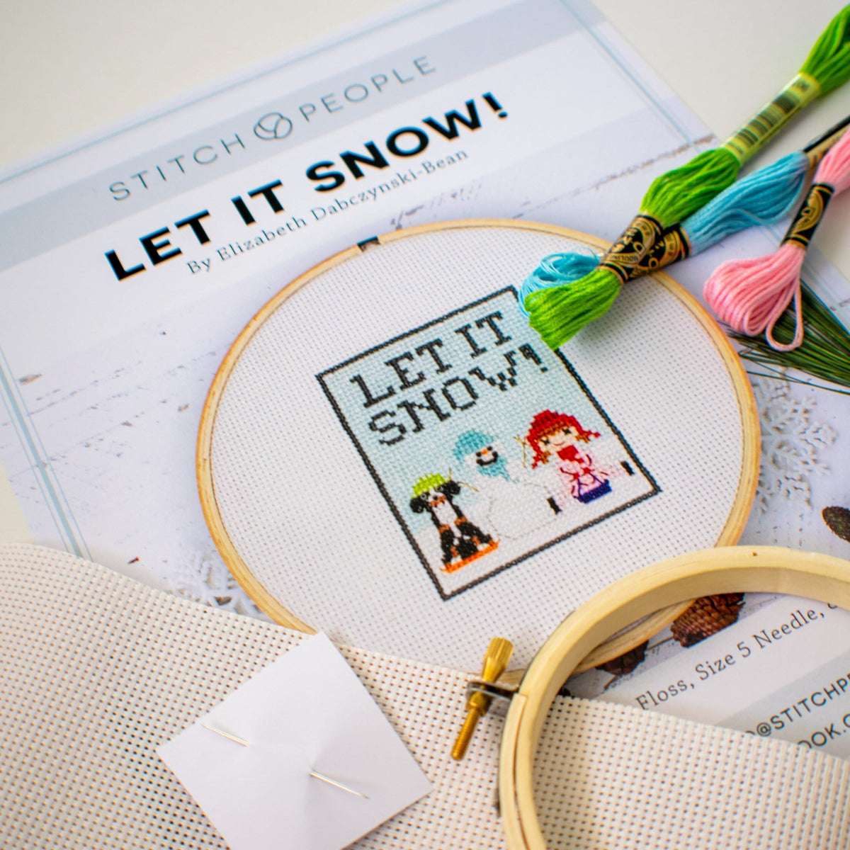 Let it Snow Cross-Stitch Kit