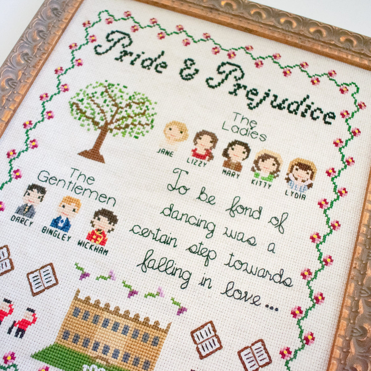 Pride & Prejudice Trio — Cross-Stitch Pattern Bundle