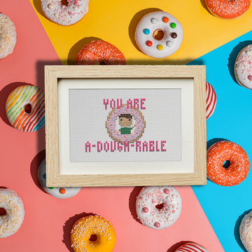 You Are A-Dough-Rable — Cross-Stitch Pattern