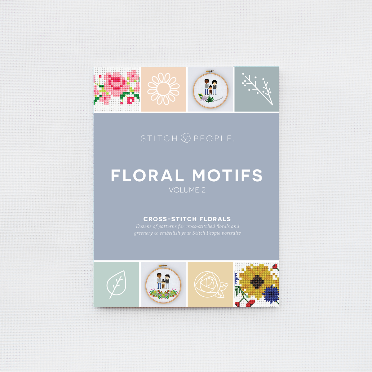 Floral Motifs Volume 2 — Cross-Stitch Pattern Book