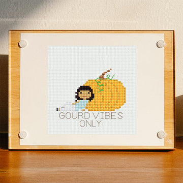 Gourd Vibes Only — Cross-Stitch Pattern