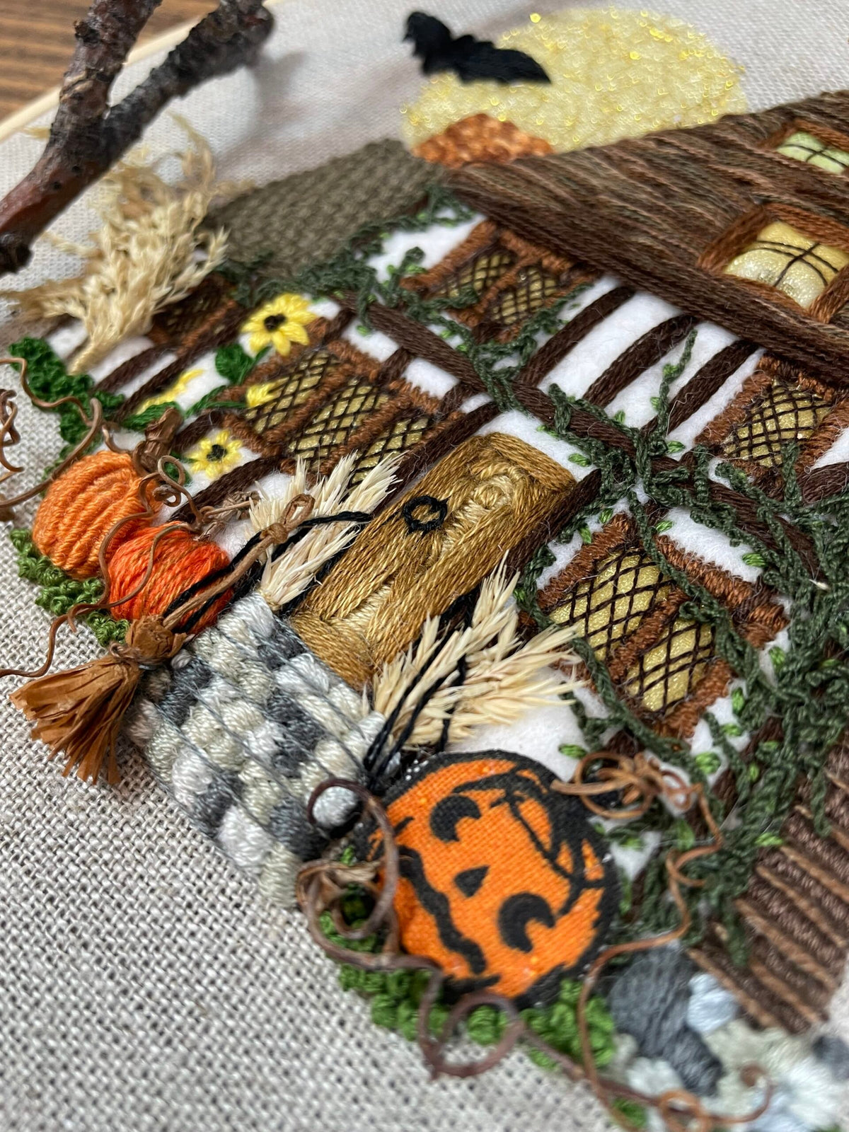 Haunted Halloween House — Cross-Stitch & Embroidery Pattern