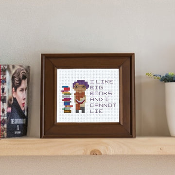 I Like Big Books — Cross-Stitch Pattern