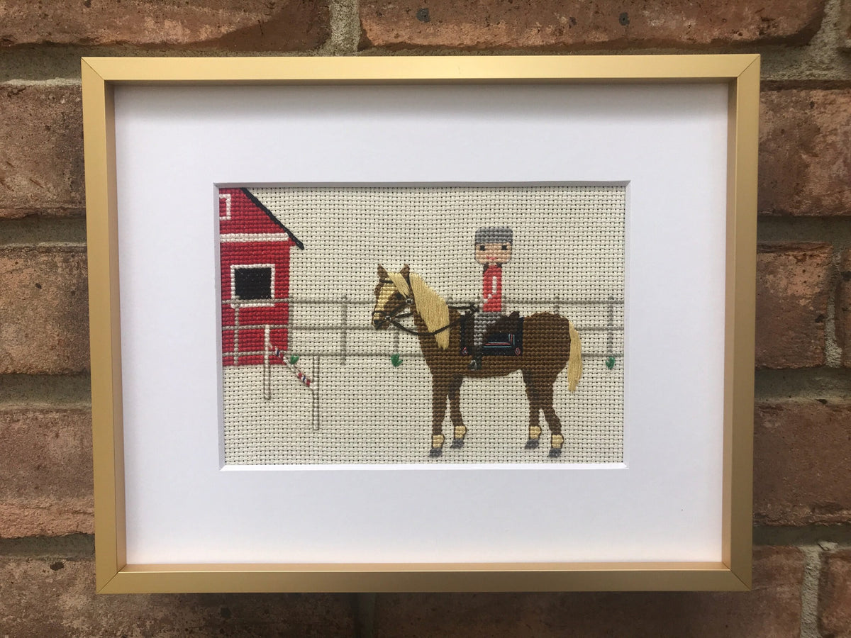 Stitch People Farm Animals — Cross-Stitch Pattern Book