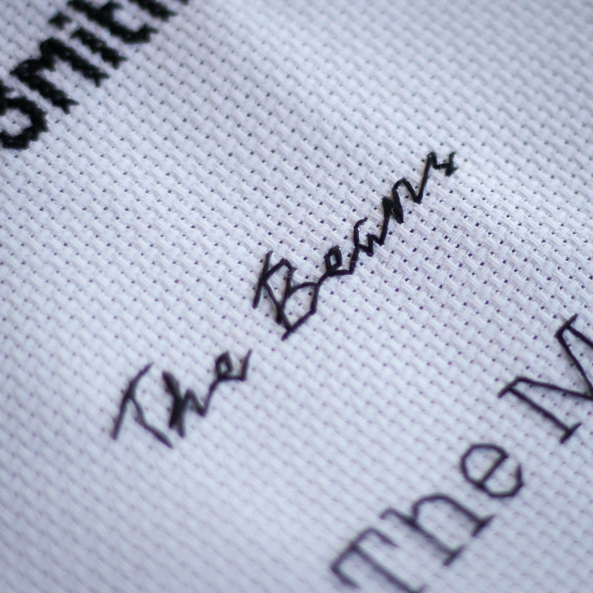 Alphabet: Calvin — Cross-Stitch Pattern