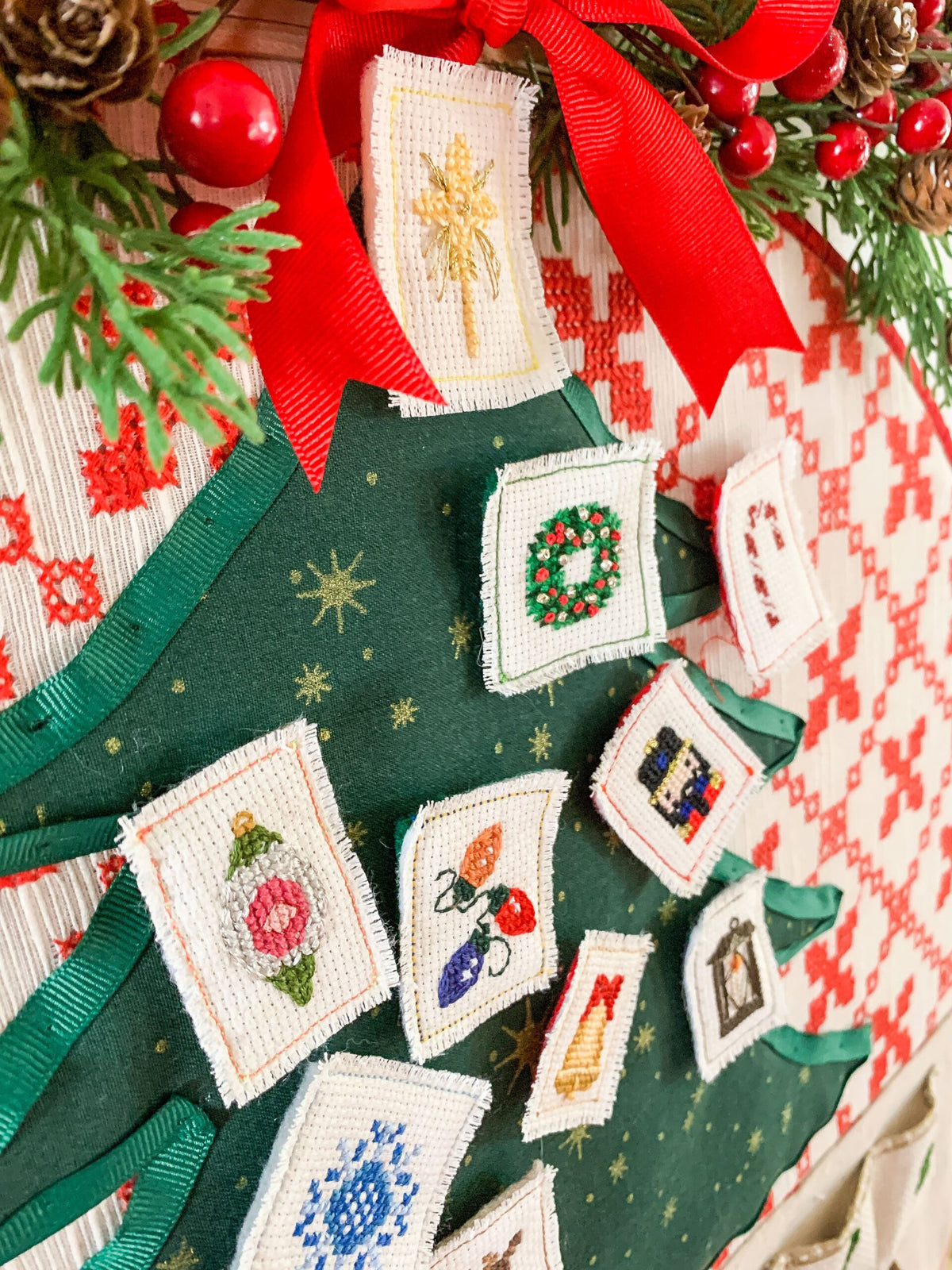 Stitch People Christmas Advent Calendar — Cross-Stitch Patterns & Project Assembly Guide