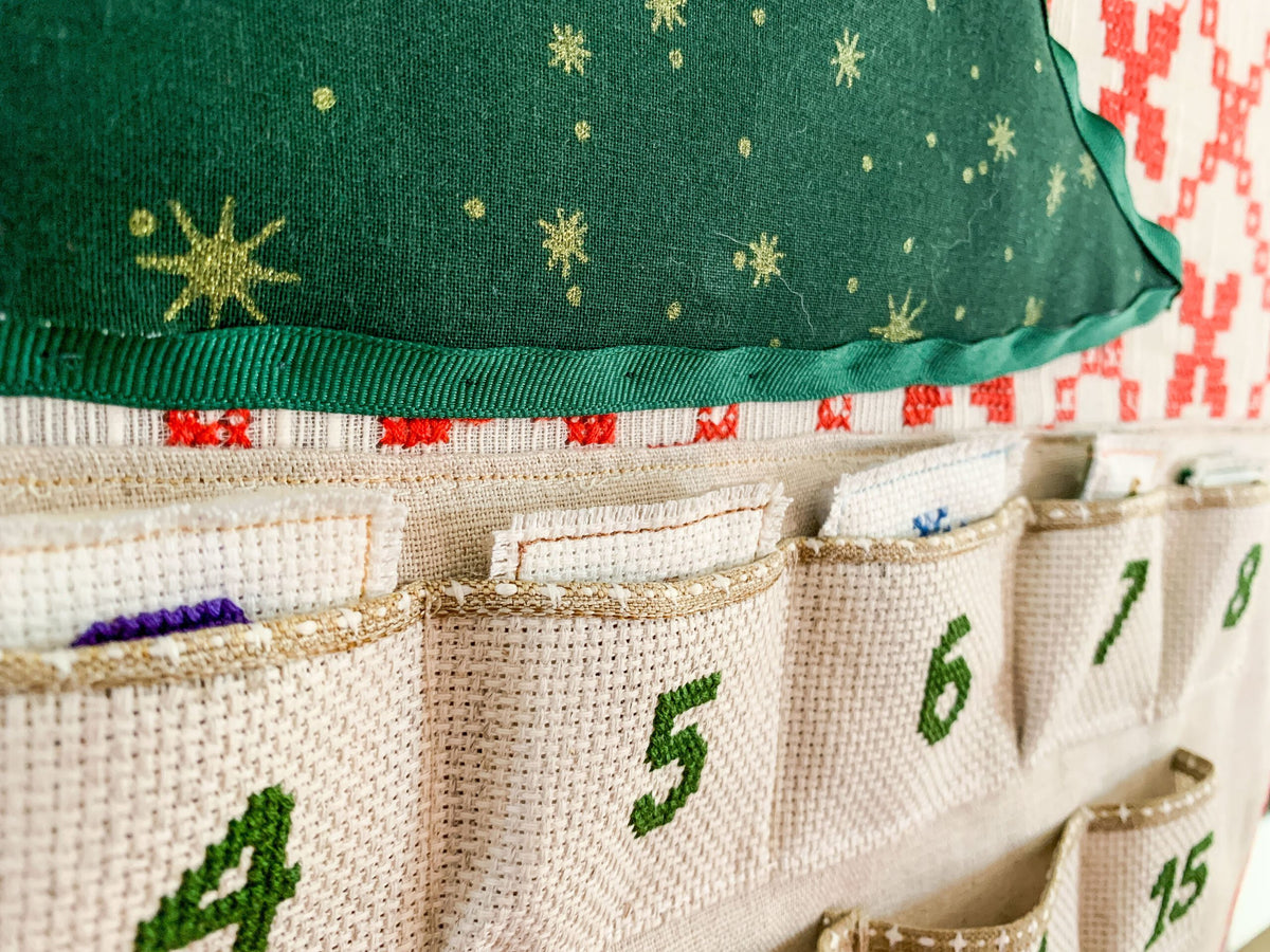 Stitch People Christmas Advent Calendar — Cross-Stitch Patterns & Project Assembly Guide