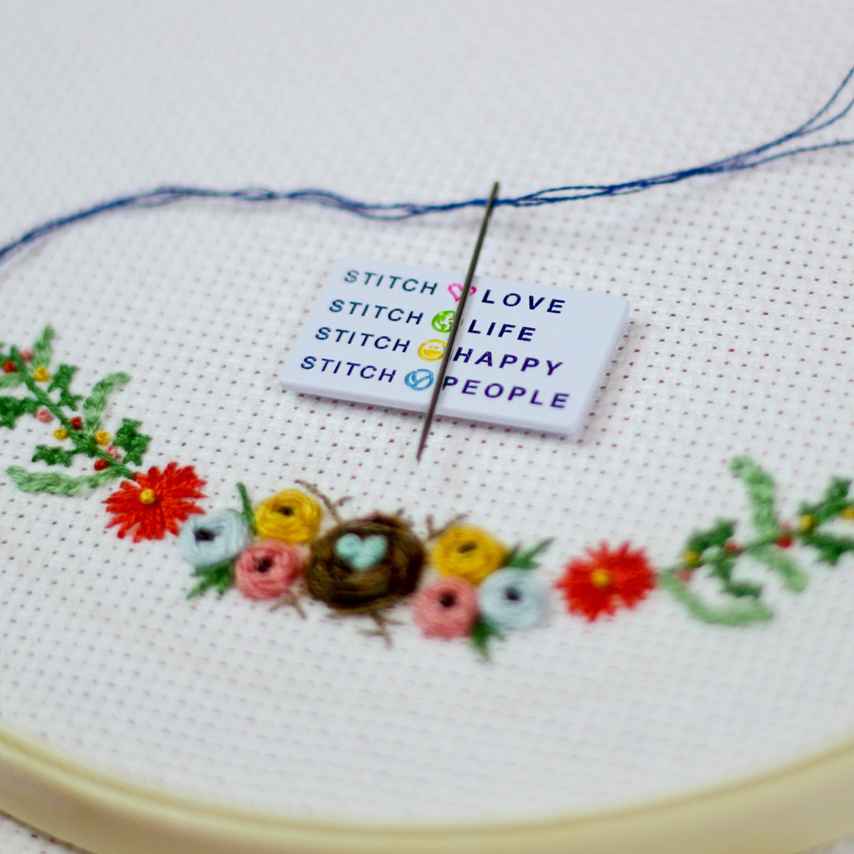 Stitch People Needle Minder - Stitch: Love, Life, Happy, People