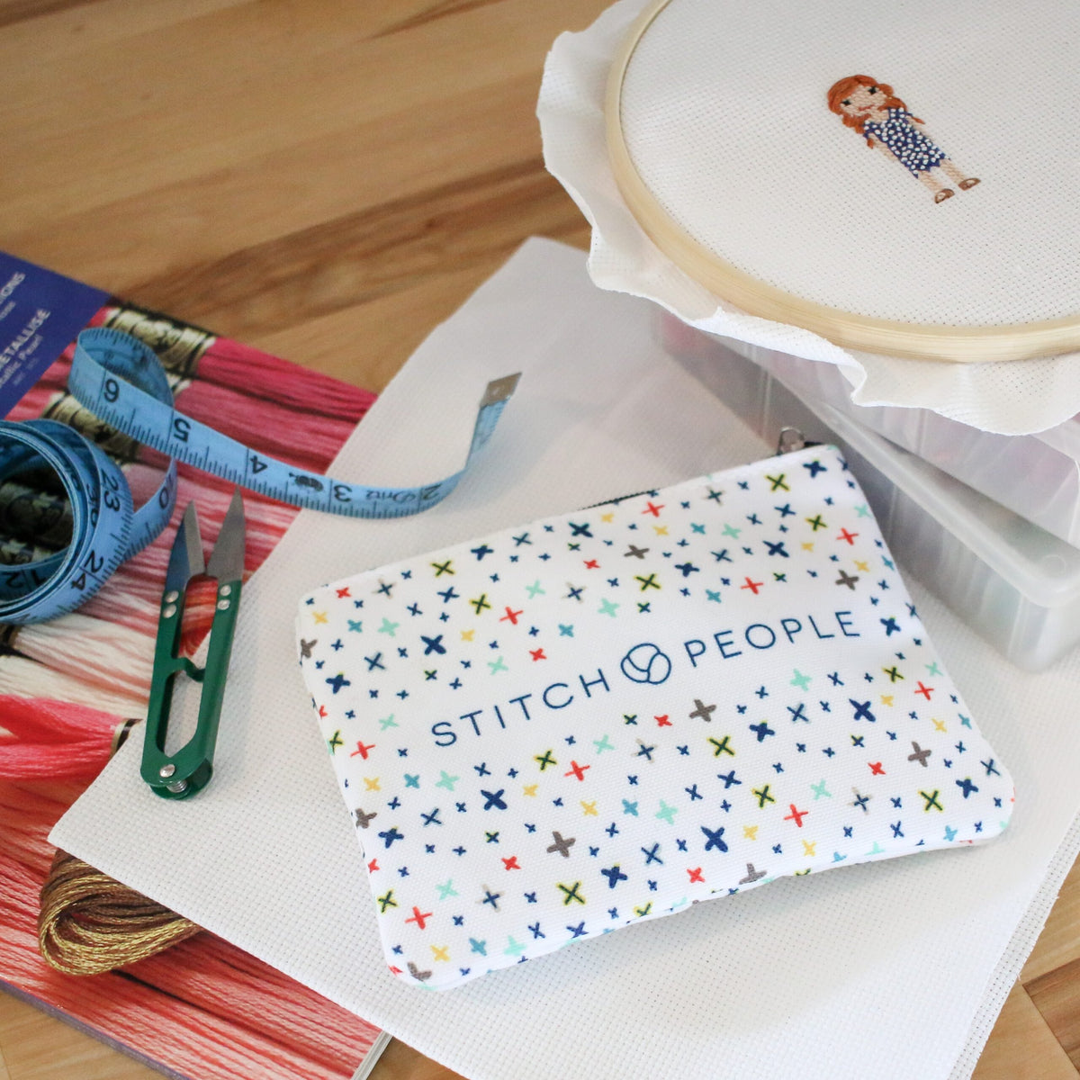 Traceable Stitch People Character Templates— for Pattern Design