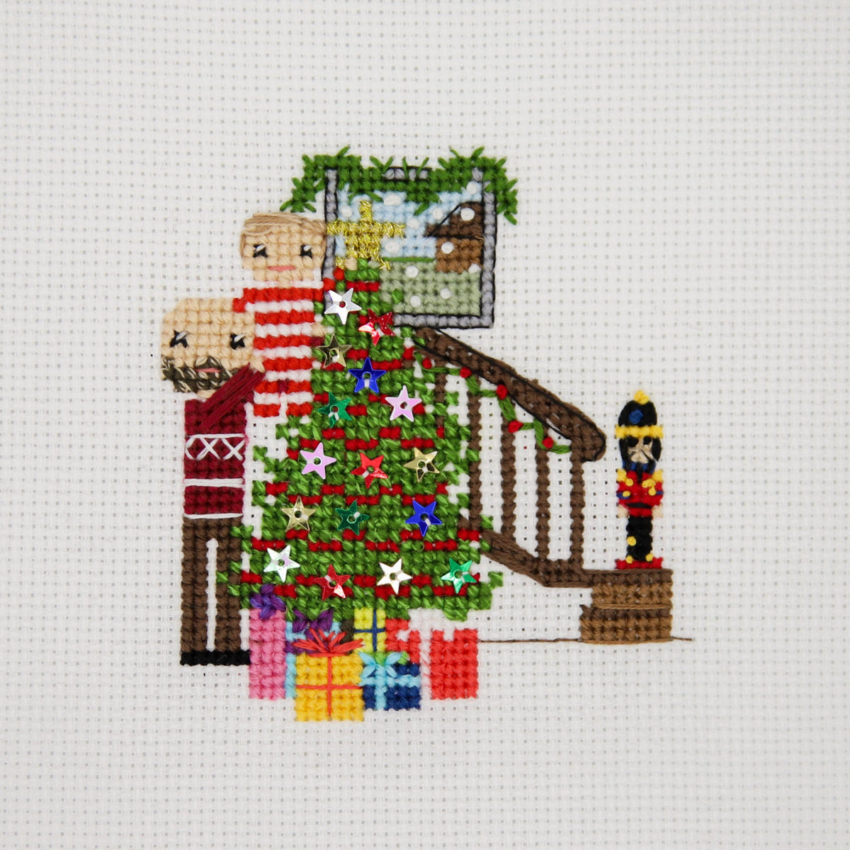 Holiday Backgrounds — Cross-Stitch Pattern Book