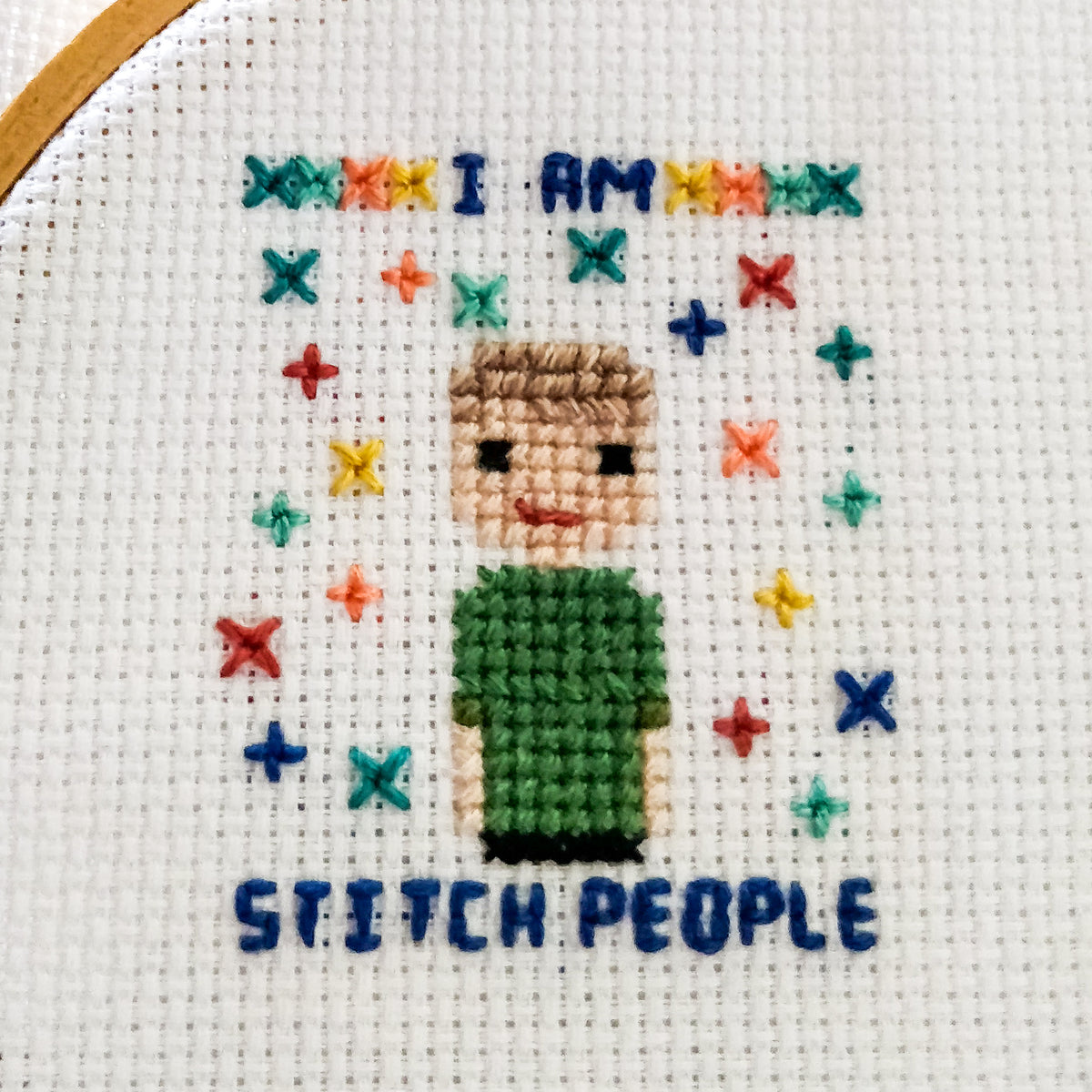 I Am Stitch People Pattern