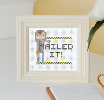 Nailed It! — Cross-Stitch Pattern