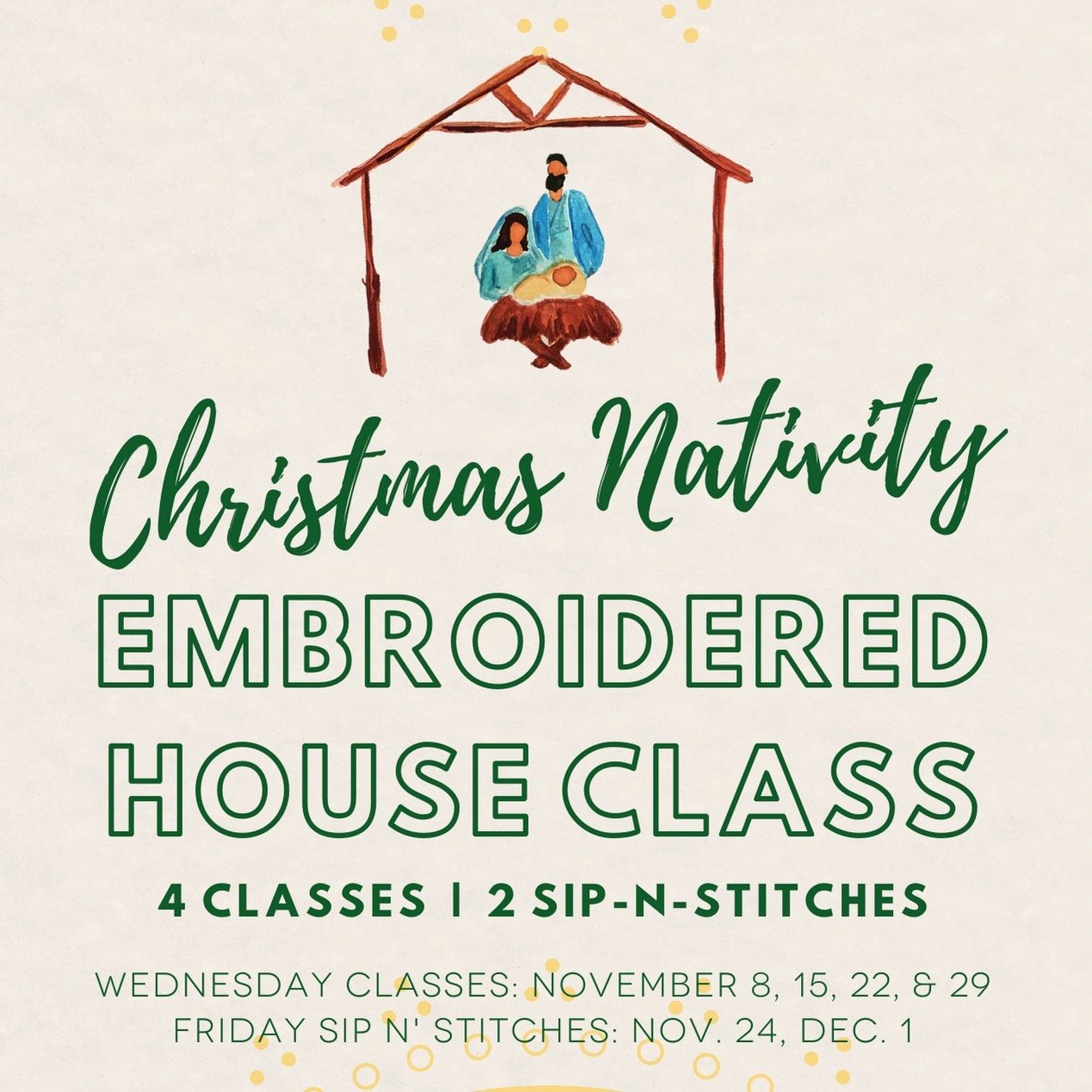 Christmas Nativity House Class