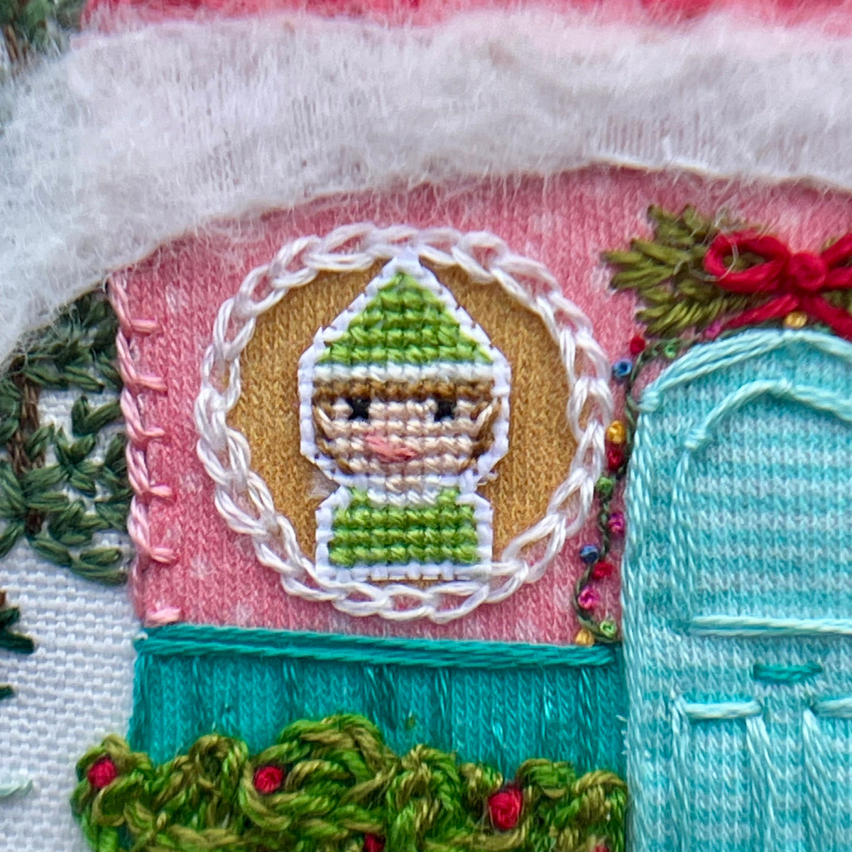 North Pole Village Embroidery Pattern & Class — 3-Part Series