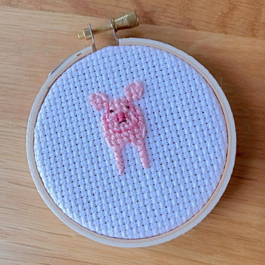 Stitch People Farm Animals — Cross-Stitch Pattern Book