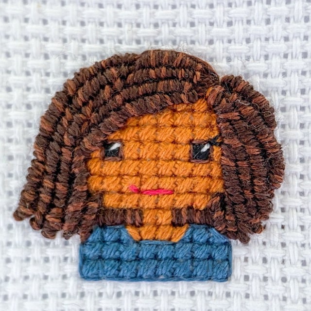 Realistic Hair Techniques — Cross-Stitch and Embroidery Pattern Book