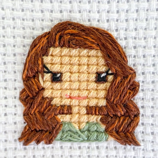 Realistic Hair Techniques — Cross-Stitch and Embroidery Pattern Book