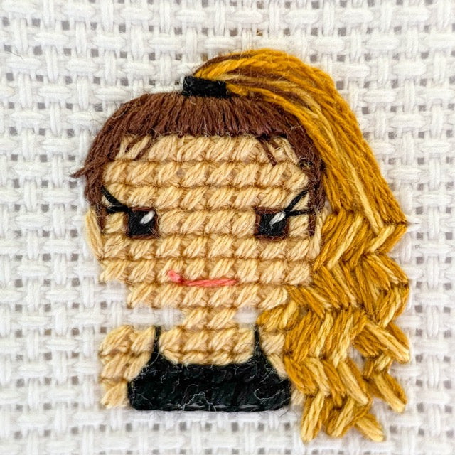 Realistic Hair Techniques — Cross-Stitch and Embroidery Pattern Book