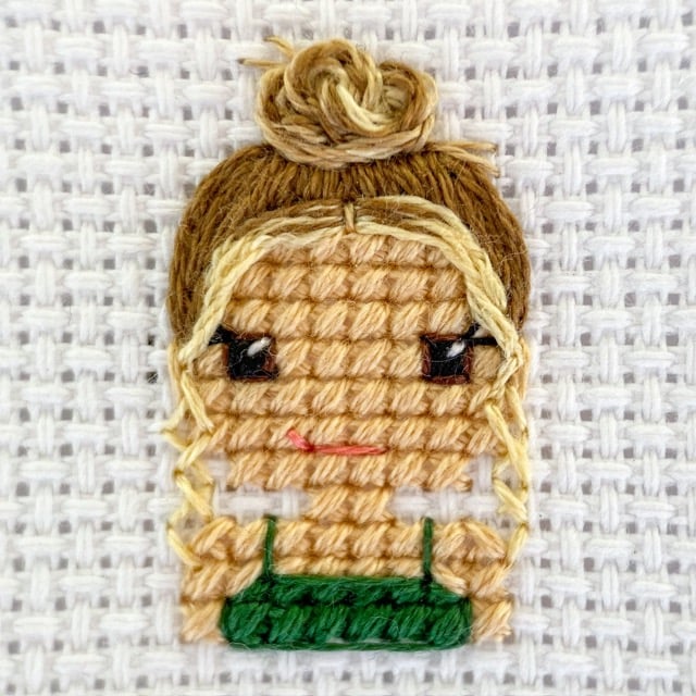 Realistic Hair Techniques — Cross-Stitch and Embroidery Pattern Book