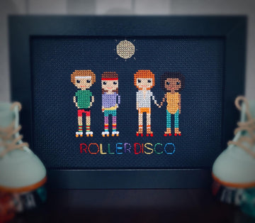 Roller Derby, Roller Skating & Rollerblading Cross-Stitch Patterns
