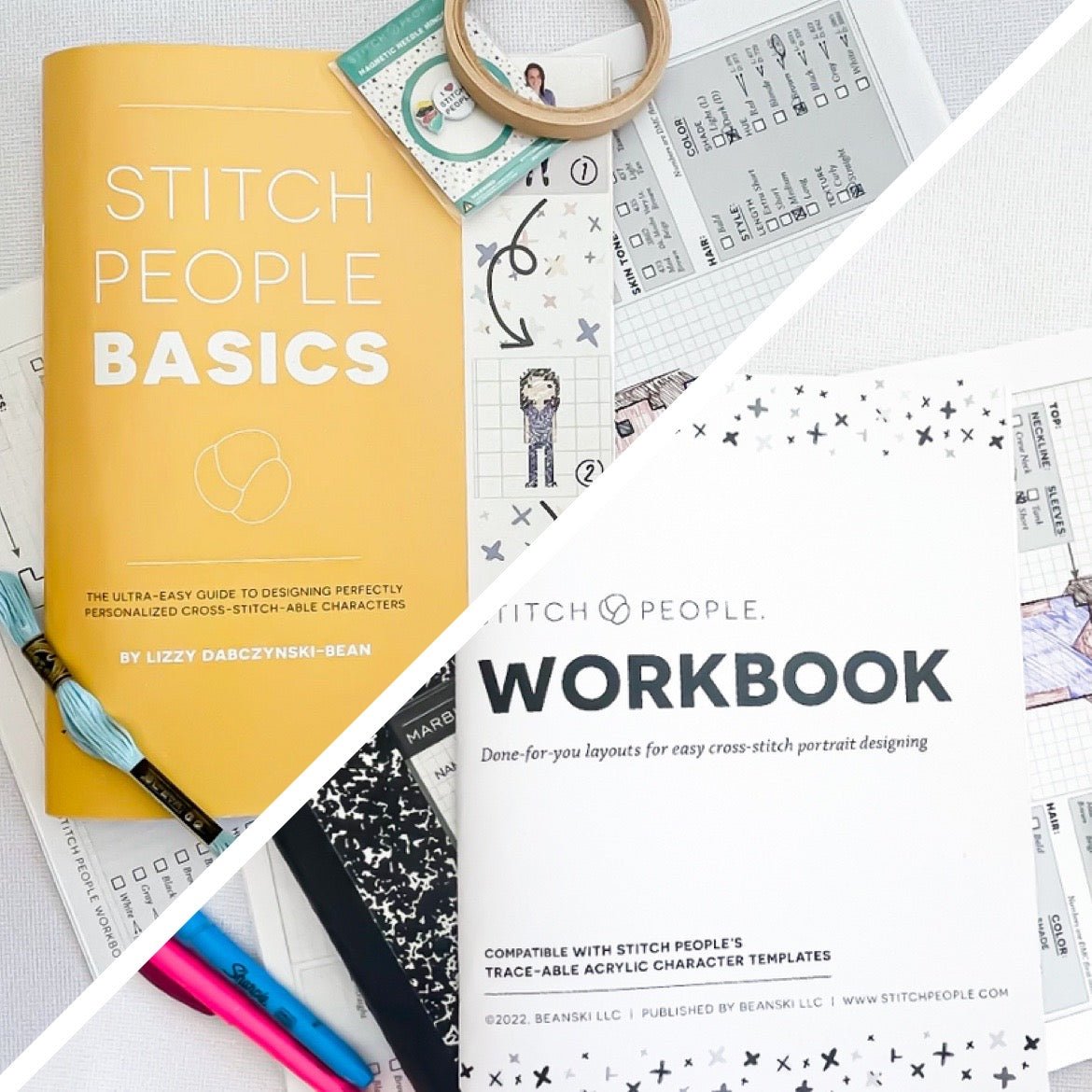 Stitch People Basics Book & Workbook Bundle