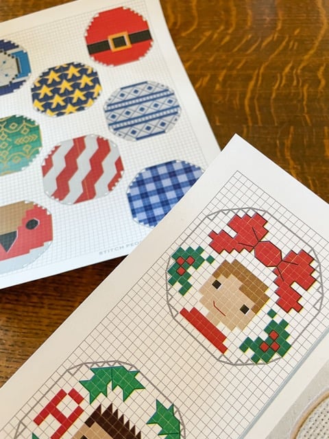 Stitch People Ornaments — Cross-Stitch Pattern Book