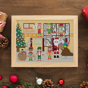 Santa's Workshop — Cross-Stitch Pattern