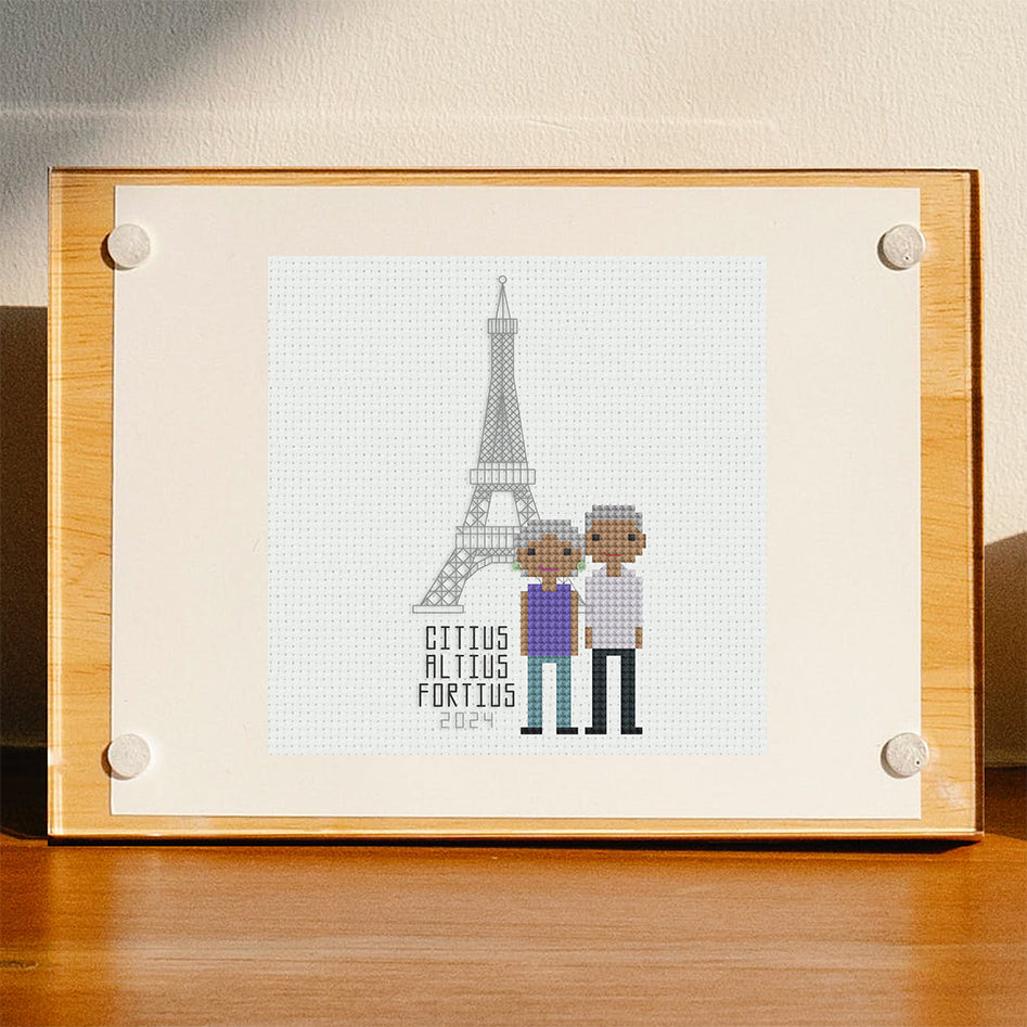 Eiffel Tower — Cross-Stitch Pattern