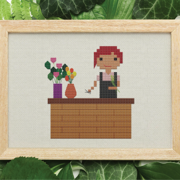 Potted Plants — Cross-Stitch Patterns