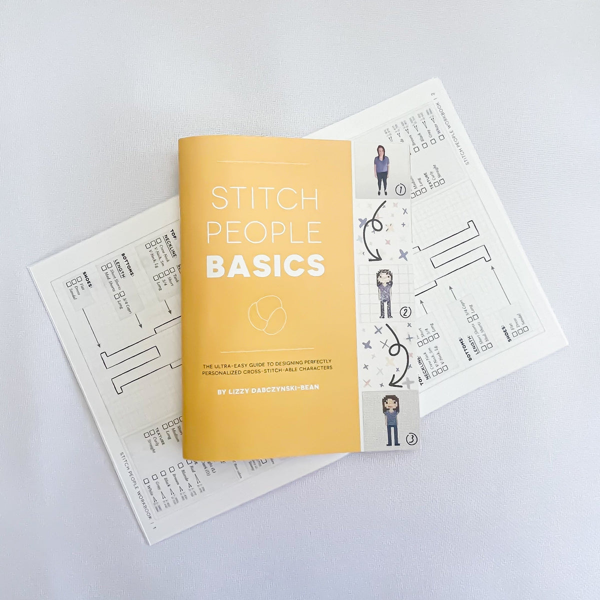 Stitch People Basics Book — Learn to Design Custom Cross-Stitch Portrait Characters