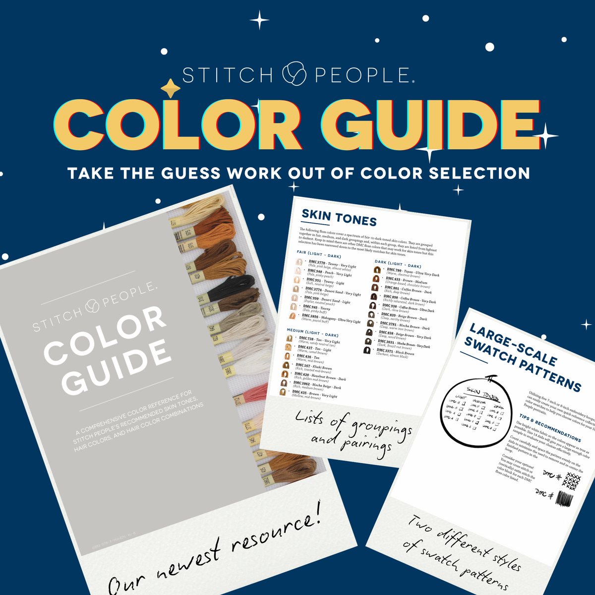 Stitch People Color Guide — Cross-Stitch Portrait Color Resource