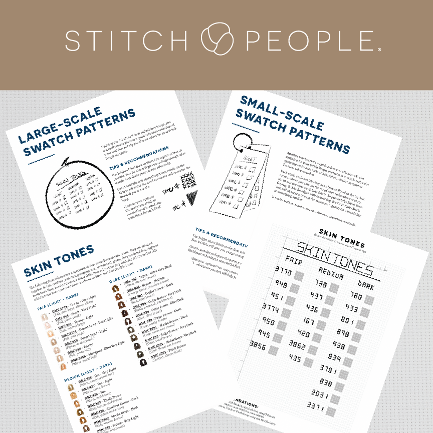Stitch People Color Guide — Cross-Stitch Portrait Color Resource