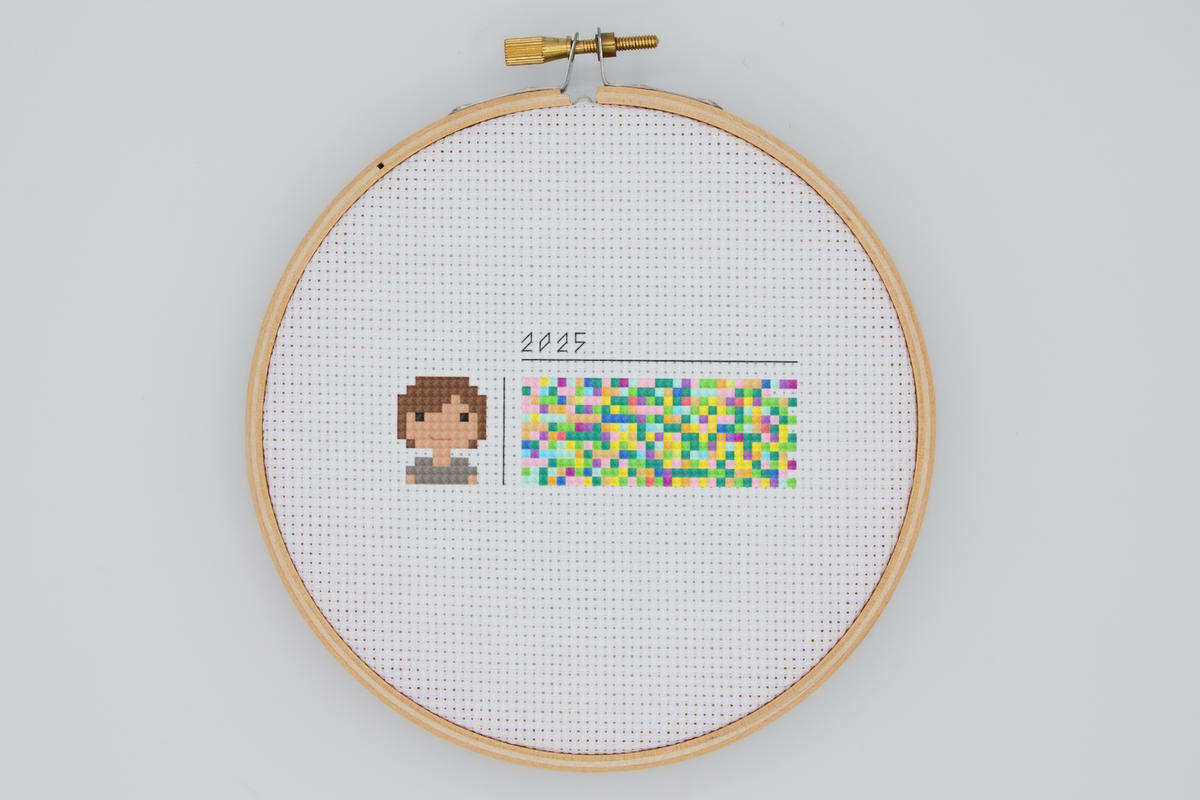 Affirmations, Intentions & Daily Trackers — Cross-Stitch Pattern Set
