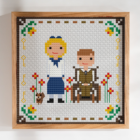 The Secret Garden — Cross-Stitch Pattern