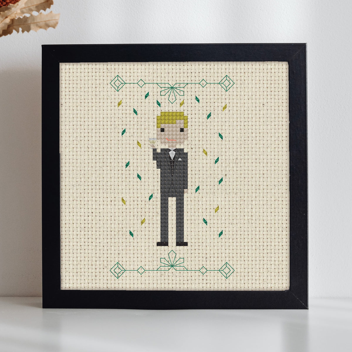 Gatsby Cheers — Cross-Stitch Pattern