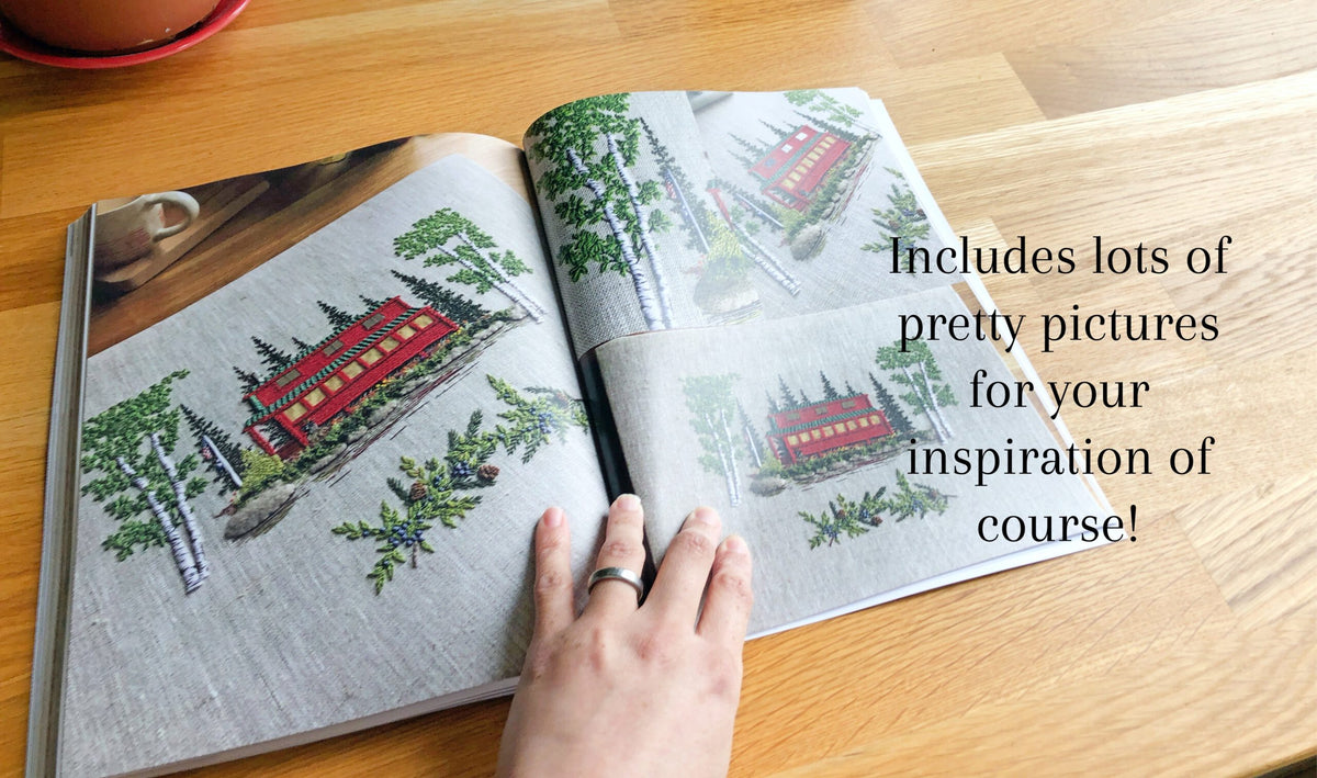 Hand-Stitched House — Embroidery Book