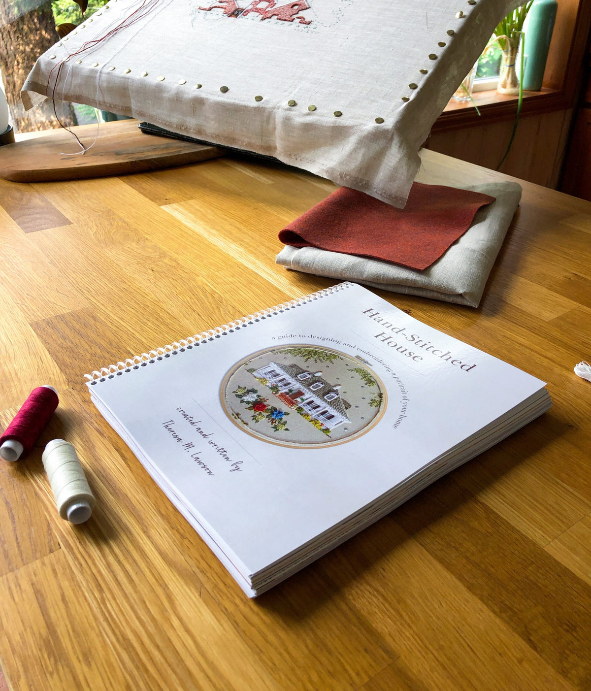 Hand-Stitched House — Embroidery Book