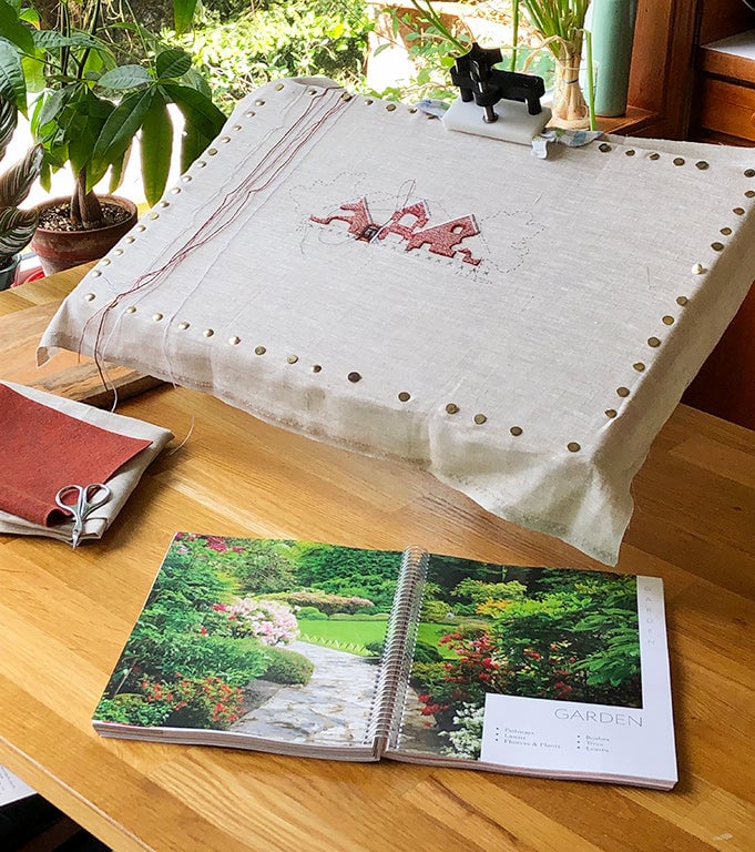 Hand-Stitched House — Embroidery Book