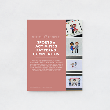 ALL Sports & Activities Patterns Compilation — Cross-Stitch Pattern Book