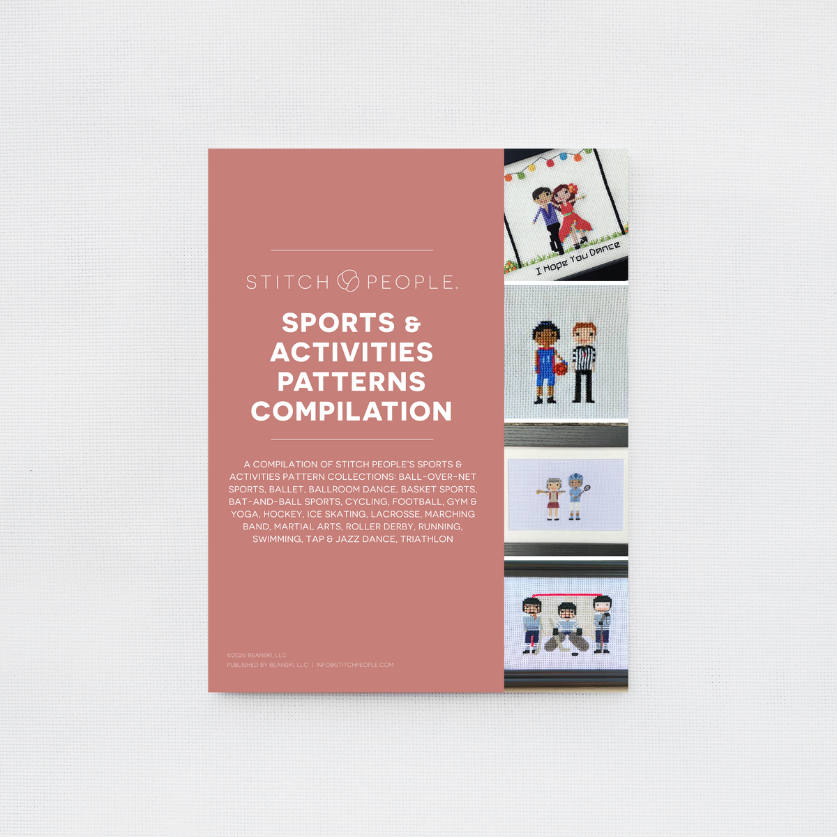 ALL Sports & Activities Patterns Compilation — Cross-Stitch Pattern Book