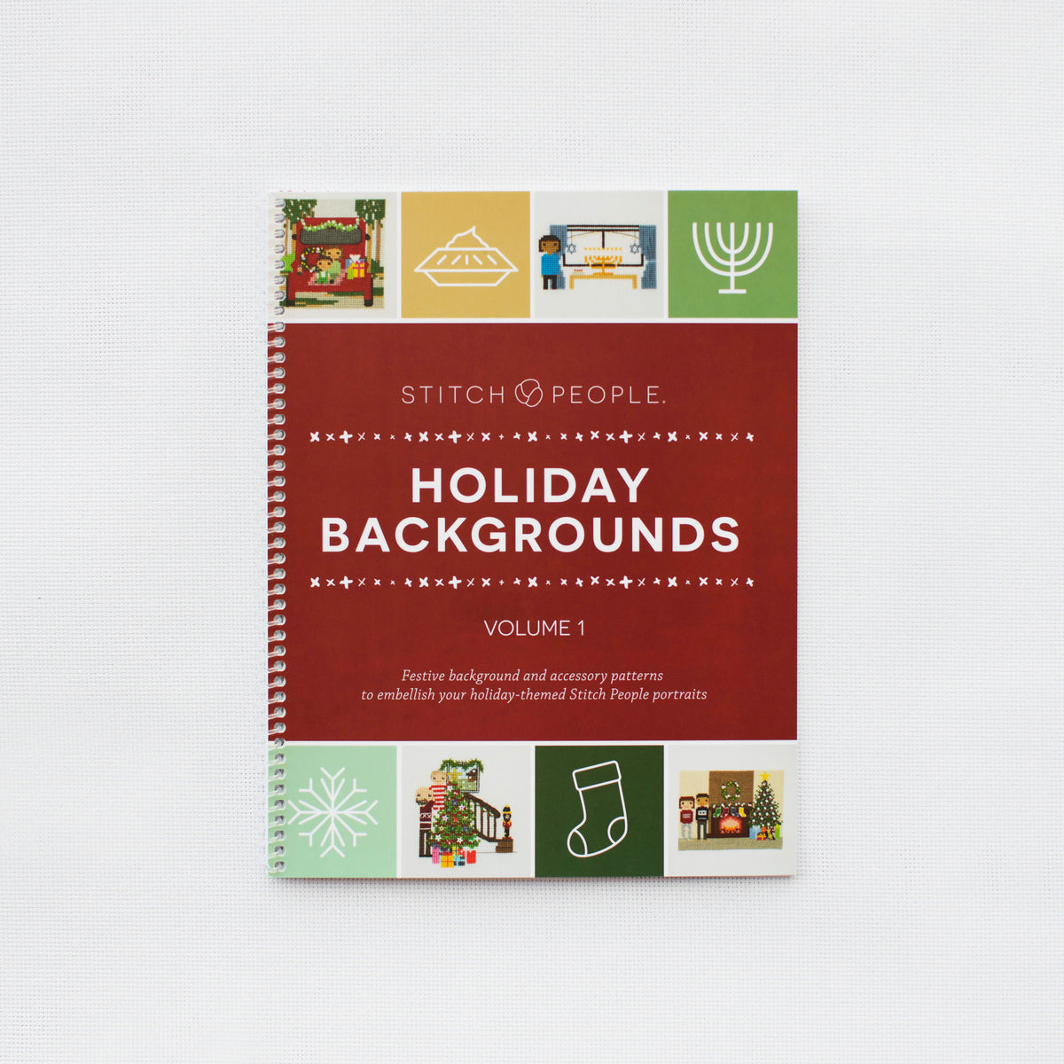 Holiday Backgrounds — Cross-Stitch Pattern Book